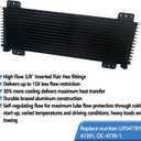 LPD47391 47391 Low Pressure Drop Transmission Oil Cooler Suitable For Heavy Duty 40,000 GVW Max 40K Transmission Cooler including Mounting Hardware, Towing Applications and Advanced Cooling Protection