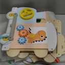 Montessori Wall Activity Busy Board for Toddlers 1-5, Wooden Sensory Wall Panel & Busy Board Wall Toys, Space-Saving Activity Wall for Independent Play, Playroom, Daycare & Classroom