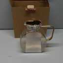 77oz Large Glass Water Pitcher with Gold Lid for Fridge Wide Handle Coffee Carafe for Party Water Jug Lemonade Iced Tea Jug Juice Sun Tea Jar for Drinks 2.2L
