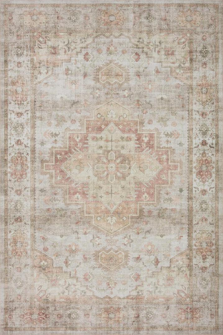 Loloi Heidi Collection HEI-02 Sage/Multi 8'-6" x 11'-6" Area Rug