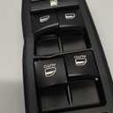 Front Driver Side Master Power Window Switch for 2009-2012 Dodge Ram 1500 2500 3500, 08-11 Dodge Grand Caravan Nitro Chrysle Town Country Door Lock Switch Control 4602863AB 4602863AC 4602863AD