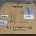 Lifecreek 98oz Slushie Machine for Home with No Ice Needed, 6 Preset Programs, Self-Cleaning Function, Quiet Operation, Perfect for Making Frozen Margaritas, Milkshakes, Smoothies, Frappes,Blue