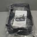 URPOWER Mess Proof Elevated Dog Bowls, High Wall Splash Guard Design, 4 Height Adjustable Raised Bowl Stand, 2 Stainless Steel Bowls, Non-Slip Food Water Set for Small Medium Large Dogs (Black)