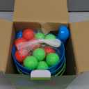 Duckura Outdoor Indoor Game Activities for Kids, Pop-Pass-Catch Ball Game with 4 Catch Launcher Baskets and 24 Balls, Easter Basket Stuffers Gifts Party Favors Beach Sport Toys for Kids Age 5 6 7 8 9+