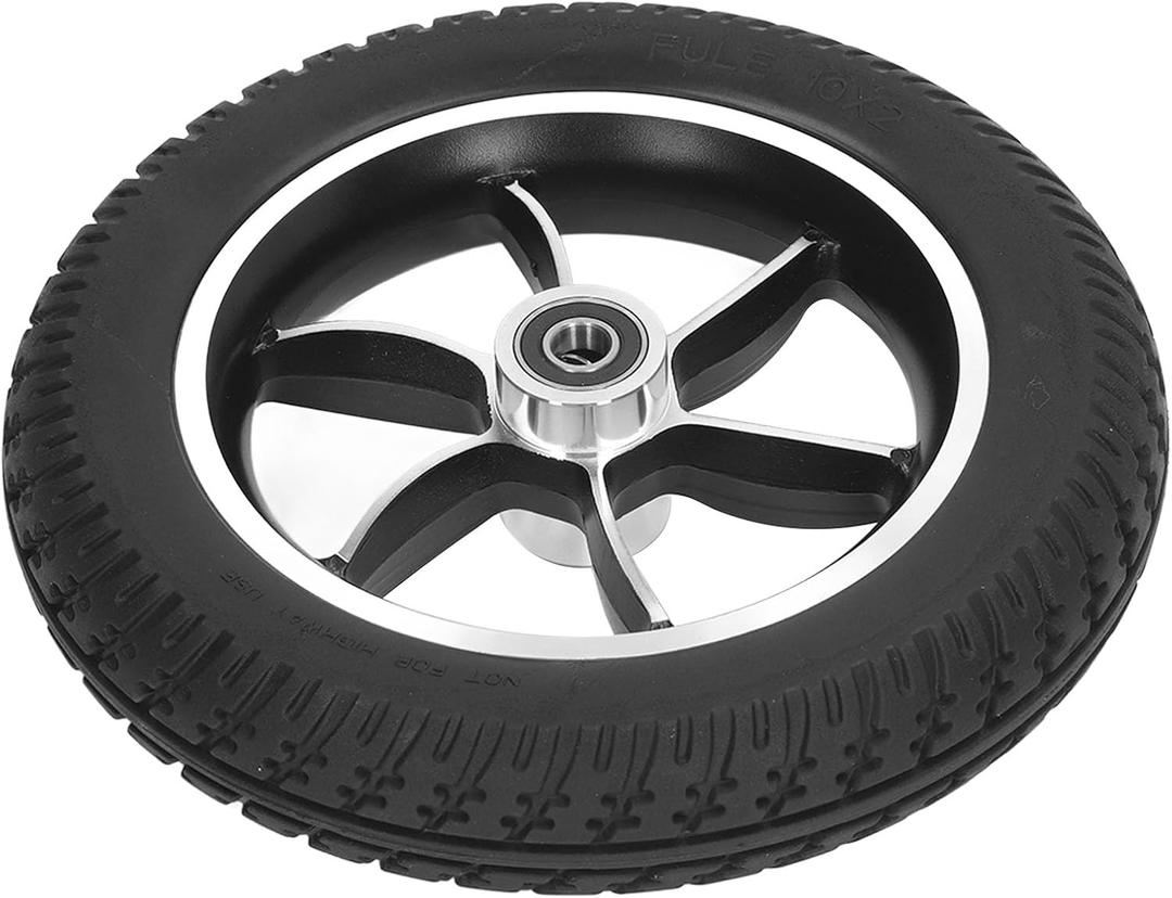 Walker Tire , Polyurethane Low Noise Wheelchair Caster 10in Heavy Duty for Replacement