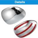 TOP-VIGOR Compatible with Ford F-150 1997-2003, Ford Expedition 1997-2002, Lincoln Navigator 1998-1999, 2pcs Full Mirror Covers Replacement – Chrome Plated Mirror Caps for Left & Right Side