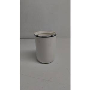 Fine Ceramic Canister w/Lid 6.1inx9.3in