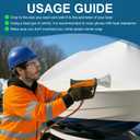 Shrink Wrap for Boats 15' x 15', 8 Mil Polyethylene Plastic Boat Shrink Wrap for Boat Marine Protection and Storage, White Boat Shrink Film with UV Resistance
