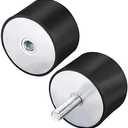 uxcell M12 Male Female Rubber Mounts, Shock Absorber, for Motor Generator Compressor Garage Reverse Osmosis Pump Impact Air Generator Car Bobbins, D70mmxH45mm, 1 Piece