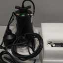 WASSERMANN 1/2HP Sump Pump,3300GPH Thermoplastic Utility Pump Electric Portable Transfer Clean/Dirty Submersible Pump with Float Switch for Pool Tub Garden Pond Draining with 10 FT Cord