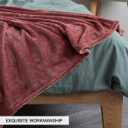 KMUSET Fleece Blanket Twin Size Coral Lightweight Super Soft Cozy Luxury Bed Blanket Microfiber