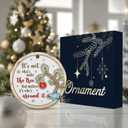 6 x Ornament 2025, White Elephant Gift, Its Not Whats Under The Tree That Matters Ornament  Heartfelt Holiday Keepsake Present for Family and Friends