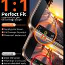 MRGLAS 【Upgraded TOP 9H+ Armor】 4-Pack for iPhone 16 Pro Screen Protector [NO.1 Military Grade Shatterproof] [Auto Alignment Kit] Tempered Glass for 16 Pro 6.3" Longest Durable [Case-Friendly]