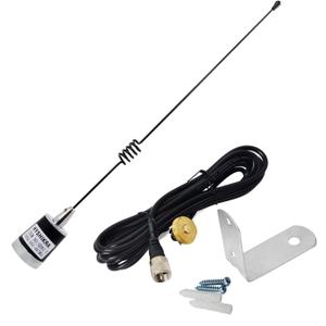 GMRS NMO Antenna, 462-467Mhz UHF 17.7inches NMO Antenna with NMO Mount 4meter(13.1ft) PL259(UHF Male) RG58 Coax Cable and L Shape Fender Bracket Mount for Truck Car Mobile Radio Transceiver GMRS NMO Antenna, 462-467Mhz UHF 17.7inches NMO Antenna with NMO Mount 4meter(13.1ft) PL259(UHF Male) RG58 Coax Cable and L Shape Fender Bracket Mount for Truck Car Mobile Radio Transceiver