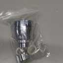 Huazhi 360 Swivel Kitchen Sink Faucet Aerator Faucet Sprayer Attachment Tap Aerator Faucet Nozzle Faucet Head 55/64'' Female Thread for Kitchen, Bathroom Faucet (Shorter Style 1PC,Adapter Included)