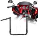 10" Rise 1-1/2" Ape Hanger 1986-2023 Street Glide Handlebar, Black