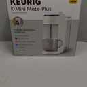 Keurig K-Mini Mate Plus Single-Serve K-Cup Pod Coffee Maker, Compact, 3 Cup Sizes, Brew Over Ice and Strong Button Features, 50 oz Removable Reservoir, Warm Stone
