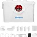 700W Macerator Pump, Macerating Toilet System Pump, Sink Pump for Basement Upflush System Kitchen, Sink, Shower, Bathtub, Laundry Waste Water Disposal (700W)