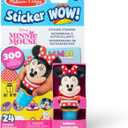 Melissa & Doug Sticker Wow! 24-Page Activity Pad and Sticker Stamper, 300 Stickers, Arts and Crafts Fidget Toy Collectible Character Disney Minnie Mouse - for Kids Ages 3+ - FSC Certified