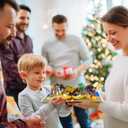 2 x Magic Ants 3D Pop-Up Nativity Christmas Card with Holy Family, Angels, Shepherds, Wise Men, Animals, Starry Night, Palm Trees, Religious Holiday Greeting Card