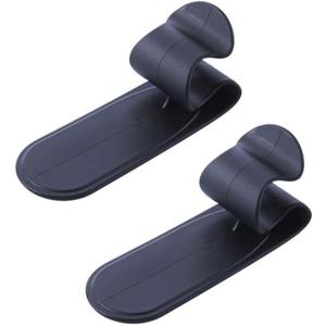 CHILDWEET 2pcs Car Umbrella Holder Hooks Adhesive Trunk Storage Organizer for Easy Umbrella Management for Auto and Home Use Black