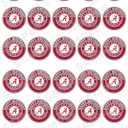 30 x Edible Cupcake Toppers  Alabama Football Team Themed Collection of Edible Cake Decorations | Uncut Edible on Wafer Sheet
