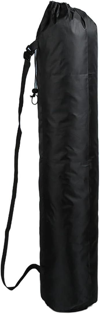 Yoga Mat Bag with Adjustable Strap, Yoga Gym Bag, Black Yoga Mat Carrier Bag