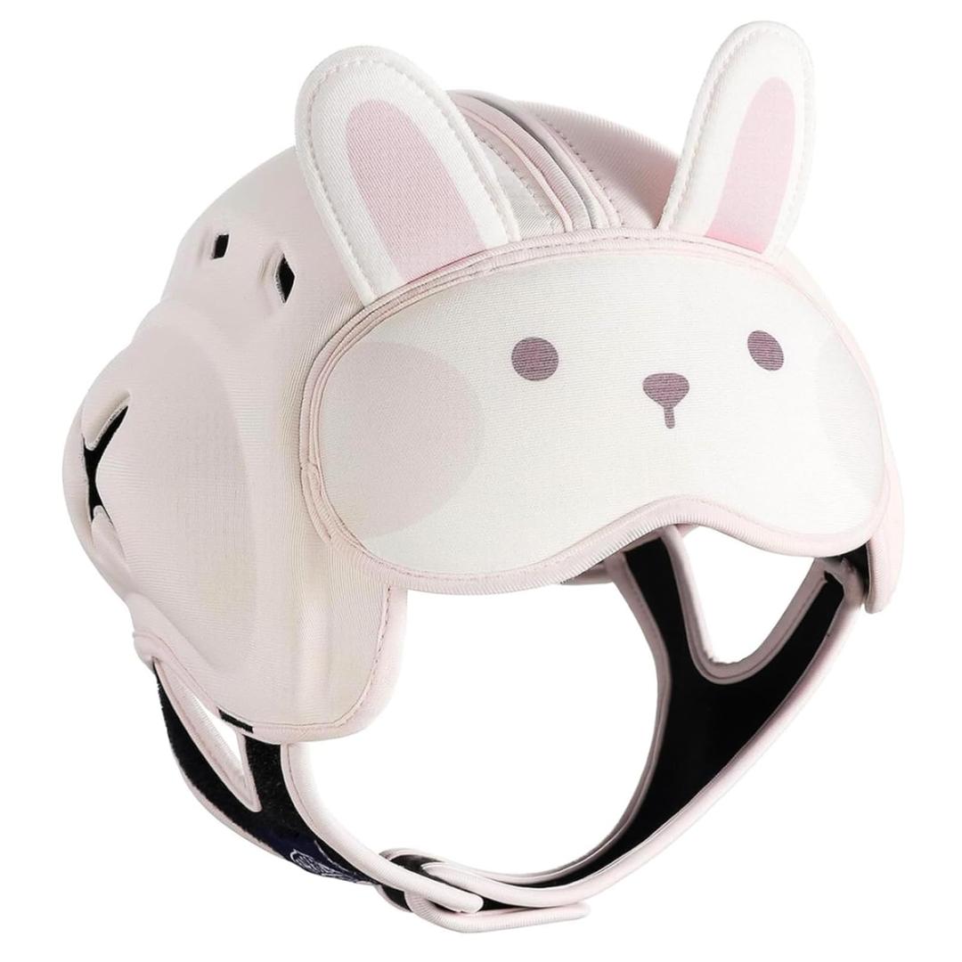 Baby Safety Helmet, Breathable Baby Head Protector for Crawling and Walking, Infant Soft Helmet, Anti-Collision, Ultra-Lightweight, Expandable and Adjustable Age 6m-24m (Rabbit), Size	40-52 Cm (15.8 Inches - 20.5 Inches)