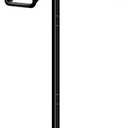 TomCare Garden Hose Holder Detachable Metal Water Hose Holder Hose Hanger Heavy Duty Hose Holder Free Standing Garden Hose Storage Hose Stand for Outside Yard, Black
