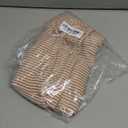 Swaddle - 100% Organic Cotton - Muslin Swaddle Blankets for Newborn, 47" x 47" (Natural Stripe)