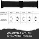 Solace Bands Imperium Adapt Wide Adjustable Nylon Braided Watch Band - Compatible with All Apple Watches - Solace Apple Watch Bands for Women & Men - Smart Watches Band Series 11-1, Ultra, SE