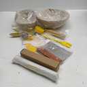 Banneton Bread Proofing Basket Sourdough Bread Baking Supplies, Sourdough Starter Kit with 9" Round & 10" Oval Banneton Baskets, Bread Lame, Sling, Spatula, Scraper, Dough Whisk
