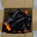 RELBRO Spring Clamps, 4.5 Inch Large Plastic Clips for Balloon Arch Backdrop Craft Decoration, Heavy Duty, Black, 10 Pcs