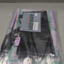 TIASUSAN Purple and Green Mahjong Mat (31.5 x 31.5) with Black Carrying Bag, Anti-Slip, Noise-Reducing Table Cover for Mahjong, Poker, Board Games, Dominoes, and Card Games