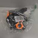 PHOEPET No Pull Dog Harness Medium Reflective Front Clip Vest with Handle, Adjustable 2 Metal Rings 3 Buckles, [Easy to Put on & Take Off](M, Orange)