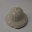 Adorox 12Pc Khaki Beige Soft Plastic Tan Jungle Safari Pith Sun Hat Costume Birthday Party Favor Kids Halloween Toy
