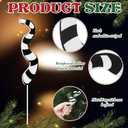 12pcs Halloween Christmas Tree Picks Large Black and White Octopus Cute Picks Ornaments for Indoor Decorations Table Desktop Tree Topper Home School Office