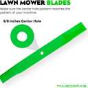 Lawn Mower Blades Medium Lift 42 inch Deck Fits for 106-8744-03 110-6568-03 106-2247-03 110-1857-03 for Toro TimeCutter SS4225 SS4200 79214 Z420 Z4200 Z4202 ZS4200 ZS4202 Z530 Zero Turn Mower, 2 Pcs