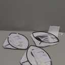 Wallniture Sporta Ball Storage Rack Wall Mount Set of 3, Football Stand for Boys Room Decor and Man Cave Decor, Black Ball Holder for Sports Memorabilia, Steel