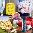 4 x Cute Stickers for Kids, Stickers for Water Bottles,Vinyl Waterproof Aesthetic Laptop Sticker Pack Classroom Prizes Skateboard for Teens Girls Students (Halloween)