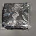 3 x Black Bow Happy Birthday Decorations - Women Girls Bow Theme Party Decorations with Honeycomb Centerpieces, Banner, Foil Balloons, Tablecloth, Elegant Black Girly Birthday Party Decor for Girls Women