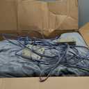 Westinghouse Electric Blanket King Size, Super Cozy Soft Flannel 100"" x 90"" Heated Blanket with 10 Fast Heating Levels & 1-12 Auto-Off, Machine Washable, ETL&FCC Certification, Light Grey