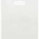 Merchandise Bags White Color 100 Count 9"x12" Size 1.5Mil Thick With Handles