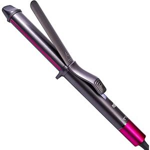 1 1/4 Inch Curling Iron, Ceramic Coated Hair Curling Wand, Rapid 430°F Heating, Temperature LED Display, 6 Temperature Settings, 60 Minutes Auto-Off, Red