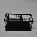 Kitchen Sink Caddy,Kitchen Sink-Organizers,Kitchen Organization and Storage Appliances,Self-Draining Sponge-Holder,Kitchen Counter Sink Accessories (Black)