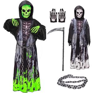 Halloween Costumes Scream Ghost Face Costume, Black (Large)