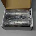 Electric Salt and Pepper Grinder Set - Ceramic Grinder Automatic Pepper Mills with Battery Display Rechargeable Base, Stainless Steel Salt Shakers with 5 Level Adjustable Coarseness for Modern Kitchen