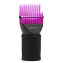 Segbeauty Blower Dryer Comb Attachment, Hair Dryer Concentrator with Brush Attachments for 1.57-1.97" Nozzle, Professional Salon Hairdressing Styling Tool for Straightening Wavy Natural Curly Hair (Purple)