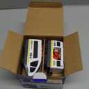 Electric Remote Control Train Toy for Wooden Train Tracks,Battery Operated Locomotive Train Magnetic Bullet Train Vehicles for Boy Kids Toddlers (White Train)