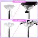 TEKXYZ Telescoping Balloon Stand Set of 2, 1.5ft to 7ft Free Adjustable Metal Balloon Column Stand for Party Decorations